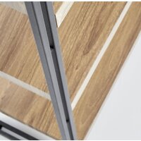 Стеллаж Halmar Bolivar Reg-1 (дуб золотой/черный) - Превью изображения №6 — Интернет-магазин Time-Shop