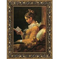 Декарт Читательница Итальянский художник 8Л0513 (в раме)