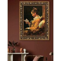 Картина Декарт Читательница Итальянский художник 8Л0513 (в раме) - Превью изображения №3 — Интернет-магазин Time-Shop