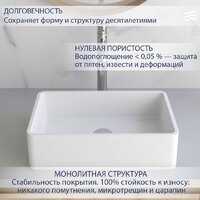 Умывальник Lauter Ravia 21R451PW (Pure White) - Превью изображения №2 — Интернет-магазин Time-Shop