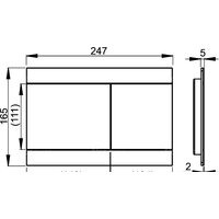 Панель смыва Alcaplast Flat Fun - Превью изображения №2 — Интернет-магазин Time-Shop