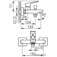 Смеситель Ferro Vitto VerdeLine BVI1VLBL - Превью изображения №2 — Интернет-магазин Time-Shop