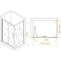 Душевой уголок RGW PA-142B (PA-21B + Z-050-5B) 060814290-14 - Превью изображения №8 — Интернет-магазин Time-Shop