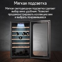 Винный шкаф MAUNFELD MFWC-85SCH34 - Превью изображения №10 — Интернет-магазин Time-Shop