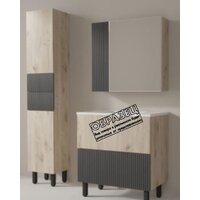  Style Line Тумба под умывальник Стокгольм ВЛДСП 80 2 ящика (напольная) - Превью изображения №5 — Интернет-магазин Time-Shop