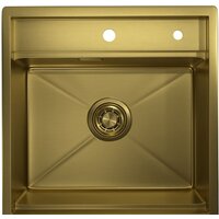 Кухонная мойка Granula GR-5051 (золото сатин) - Превью изображения №2 — Интернет-магазин Time-Shop