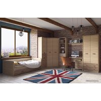 Кровать Anrex Diesel 90-2/D1 90x200 653498 (дуб мадура/веллингтон) - Превью изображения №5 — Интернет-магазин Time-Shop