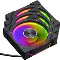 Комплект вентиляторов для корпуса Phanteks D30-120 D-RGB Reversed Black Triple PH-F120D30R_DRGB_PWM_BK01_3P - Превью изображения №2 — Интернет-магазин Time-Shop