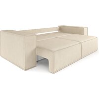 Диван Мебель-АРС Еврокнижка Эмби (бархат бежевый Star Velvet 6 Light Beige) - Превью изображения №6 — Интернет-магазин Time-Shop