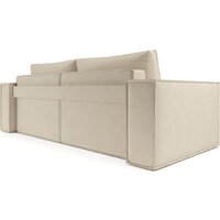 Диван Мебель-АРС Еврокнижка Эмби (бархат бежевый Star Velvet 6 Light Beige) - Превью изображения №4 — Интернет-магазин Time-Shop