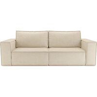 Диван Мебель-АРС Еврокнижка Эмби (бархат бежевый Star Velvet 6 Light Beige) - Превью изображения №2 — Интернет-магазин Time-Shop