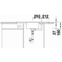 Кухонная мойка Blanco Zia 9 E (черный) 526031 - Превью изображения №3 — Интернет-магазин Time-Shop