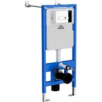 Унитаз подвесной Roxen Cube Bidet One Rimless 6 в 1 StounFix Dual Fresh 596716 (кнопка: хром) - Превью изображения №3 — Интернет-магазин Time-Shop