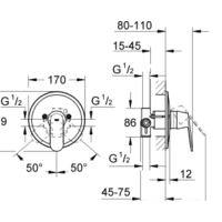 Смеситель Grohe Eurosmart Cosmopolitan 32880000 - Превью изображения №2 — Интернет-магазин Time-Shop
