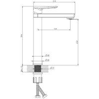 Смеситель Esko Lagos Black LG25B - Превью изображения №2 — Интернет-магазин Time-Shop