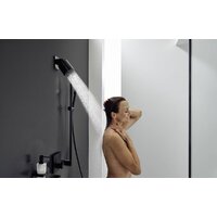 Душевой гарнитур  Hansgrohe Pulsify Select 105 3jet Relaxation 24170670 (черный матовый) - Превью изображения №2 — Интернет-магазин Time-Shop