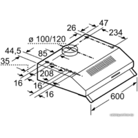 Кухонная вытяжка Bosch DUL63CC50 - Превью изображения №9 — Интернет-магазин Time-Shop