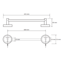 Держатель для полотенца Bemeta Omega 104104042 - Превью изображения №2 — Интернет-магазин Time-Shop