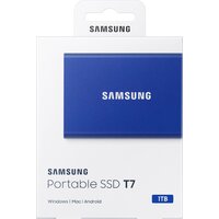Внешний накопитель Samsung T7 1TB (синий) - Превью изображения №8 — Интернет-магазин Time-Shop