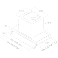 Кухонная вытяжка Elica Boxin IX/A/90 PRF0097839B - Превью изображения №4 — Интернет-магазин Time-Shop