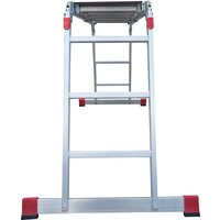 Лестница-трансформер Новая высота NV 333 с помостом профессиональная 4x3 ступени - Превью изображения №3 — Интернет-магазин Time-Shop