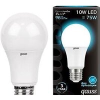 Gauss A60 E27 10 Вт 4100 K 102502210