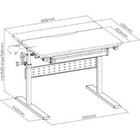 Парта Растущая мебель E602 - Превью изображения №10 — Интернет-магазин Time-Shop