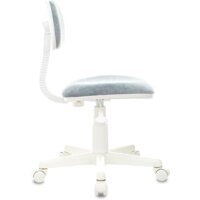 Офисное кресло Бюрократ CH-W201NX (серо-голубой Light-28/пластик белый) - Превью изображения №8 — Интернет-магазин Time-Shop