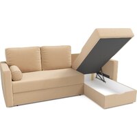 Угловой диван Mio Tesoro Кронус (Velutto 59, сван) - Превью изображения №6 — Интернет-магазин Time-Shop