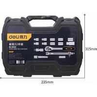 Универсальный набор инструментов Deli EDL1032 (32 предмета) - Превью изображения №3 — Интернет-магазин Time-Shop