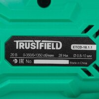 Дрель-шуруповерт Trustfield ETCD-18.2.1 (с 2-мя АКБ, кейс) - Превью изображения №4 — Интернет-магазин Time-Shop