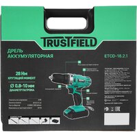Дрель-шуруповерт Trustfield ETCD-18.2.1 (с 2-мя АКБ, кейс) - Превью изображения №8 — Интернет-магазин Time-Shop