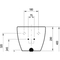 Биде Ravak Uni Chrome X01517 - Превью изображения №4 — Интернет-магазин Time-Shop
