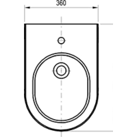 Биде Ravak Uni Chrome X01517 - Превью изображения №3 — Интернет-магазин Time-Shop