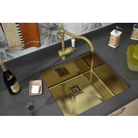 Кухонная мойка ZorG SZR-44 Bronze - Превью изображения №3 — Интернет-магазин Time-Shop