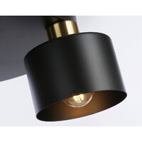 Люстра средней высоты Ambrella light Traditional TR8121/3 BK/BS (черный/латунь) - Превью изображения №3 — Интернет-магазин Time-Shop