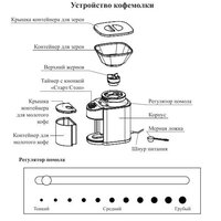 Электрическая кофемолка Kitfort KT-770 - Превью изображения №8 — Интернет-магазин Time-Shop