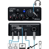 Аудиоинтерфейс PreSonus AudioBox GO - Превью изображения №2 — Интернет-магазин Time-Shop