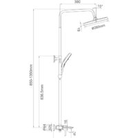Душевая система  Gappo G2403-6 - Превью изображения №2 — Интернет-магазин Time-Shop