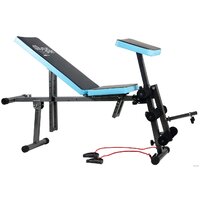 Силовая скамья Atlas Sport AS-03 Pro с партой (черный/синий) - Превью изображения №3 — Интернет-магазин Time-Shop