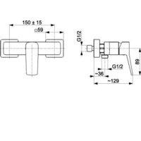Смеситель Armatura Kfa Malaga 4526-010-61 - Превью изображения №2 — Интернет-магазин Time-Shop
