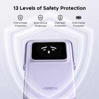 Внешний аккумулятор Ugreen PB764 10000mAh (сиреневый) - Превью изображения №3 — Интернет-магазин Time-Shop