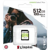 Карта памяти Kingston Canvas Select Plus SDXC 512GB SDS2/512GB - Превью изображения №3 — Интернет-магазин Time-Shop