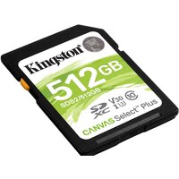 Карта памяти Kingston Canvas Select Plus SDXC 512GB SDS2/512GB - Превью изображения №2 — Интернет-магазин Time-Shop