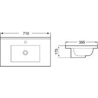 Умывальник WeltWasser Deilbach 7517-70 - Превью изображения №4 — Интернет-магазин Time-Shop