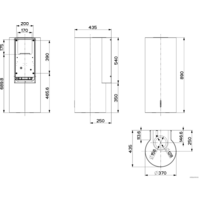 Кухонная вытяжка Faber Cylindra Plus WH Gloss A37 - Превью изображения №2 — Интернет-магазин Time-Shop