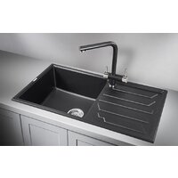 Кухонная мойка Granula GR-8601 (шварц) - Превью изображения №2 — Интернет-магазин Time-Shop