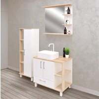  Doratiz Шкаф-полупенал Гавайи 50 R 2712.301 (дуб сонома/белый) - Превью изображения №7 — Интернет-магазин Time-Shop