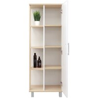  Doratiz Шкаф-полупенал Гавайи 50 R 2712.301 (дуб сонома/белый) - Превью изображения №4 — Интернет-магазин Time-Shop