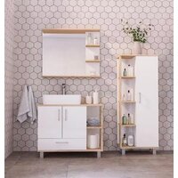  Doratiz Шкаф-полупенал Гавайи 50 R 2712.301 (дуб сонома/белый) - Превью изображения №6 — Интернет-магазин Time-Shop